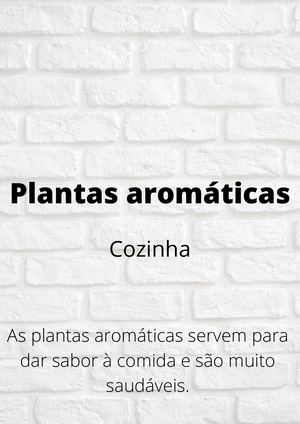 Plantas Aromáticas