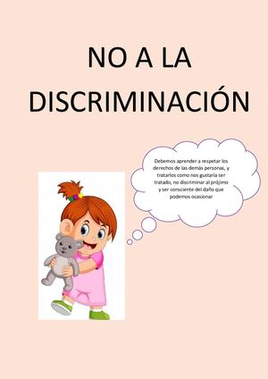 Historieta De La Discriminación