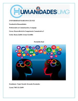 Desarrollo De La Competencia Comunicativa Portafolio Final