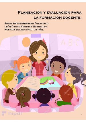 Planeacion Y Evaluacion De La Enseñanza Y Aprendizaje