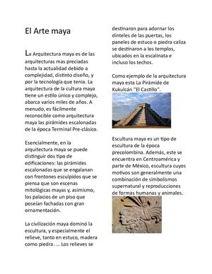 El Arte Maya Revista