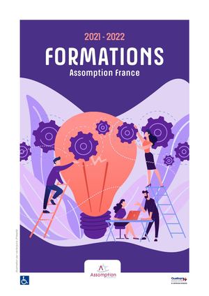Catalogue des formations Assomption France