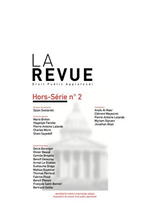 Revue DPA - Hors-Série n° 2 - Colloque 2019