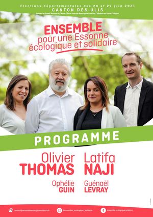 Retrouvez le programme d'Ensemble pour une Essonne écologique et solidaire