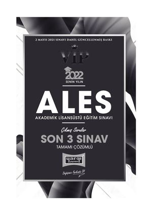 2022 Ales Son 3 Sınav çıkmış Sorular Tanıtım Sayfası.