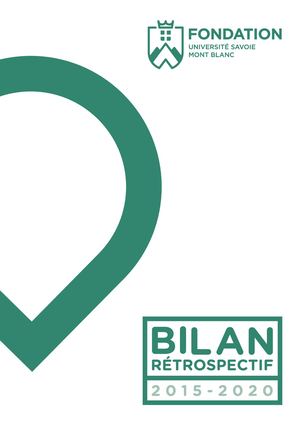 Fondation Usmb - Bilan 2015-2020