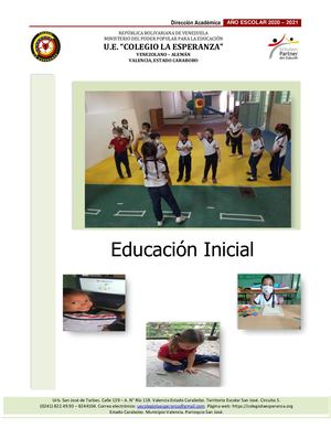 Educación Inicial 2020 2021 2021 2022