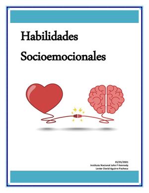 Habilidades Socioemocionales