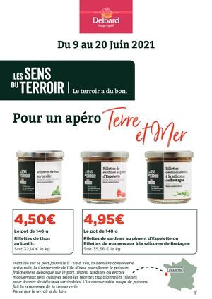 Flyer juin 2021 - Les Sens du Terroir - Delbard Frameries