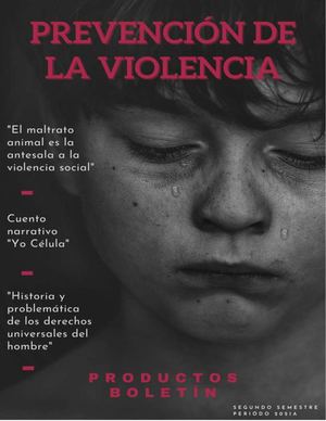 Prevención de la violencia (PRODUCTOS DE BOLETÍN))