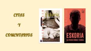 1B ESKORIA CITAS Y COMENTARIOS