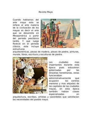 REvista del arte maya