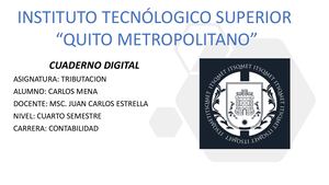 Portafolio Tributación Primer Parcial