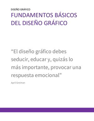 Fundamentos Básicos Para El Diseño Gráfico