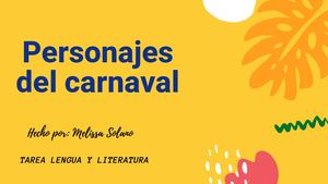 Personajes del Carnaval-M.Solano