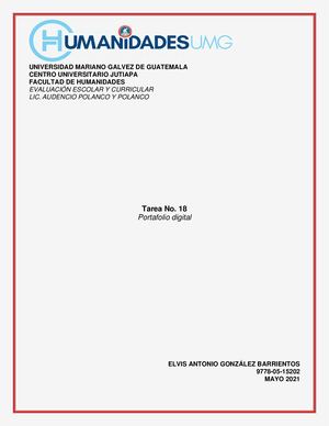 Tarea No 18 Portafolio Digital