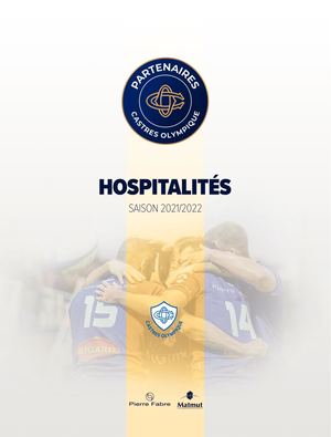 Plaquette Hospitalités - Saison 2021/22