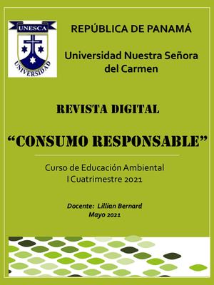Producción Y Consumo Responsable
