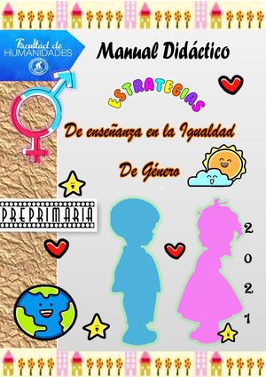 Manual De Estrategias En La Igualdad De Genero