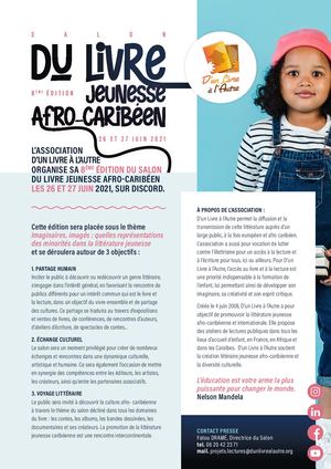 Salon du Livre Jeunesse Afro-Caribéen - Communiqué de Presse