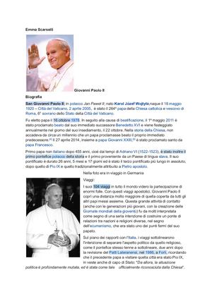 Polonia Giovanni Paolo Ii