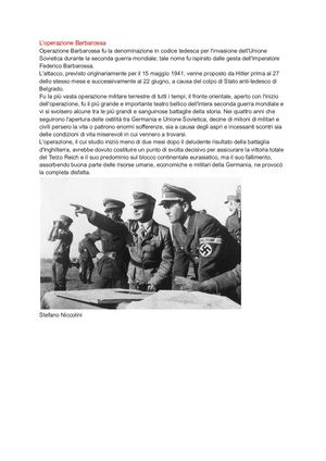 Federazione Russa L'operazione Barbarossa (1)
