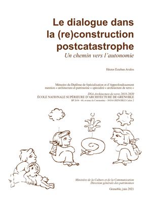 Le dialogue dans la (re)construction postcatastrophe, Un chemin vers l’autonomie
