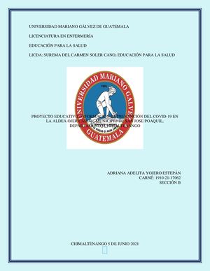 Tarea Proyecto Final