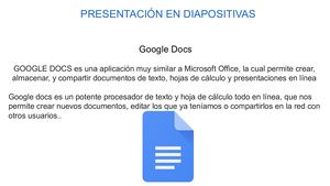 Presentación de Diapositivas