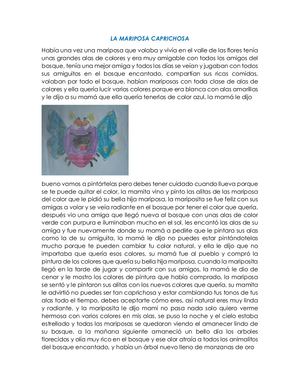 LA MARIPOSA CAPRICHOSA 3B SANTIAGO FIGUEREDO