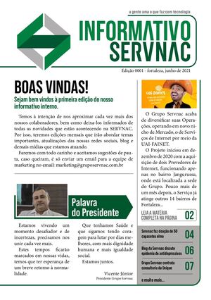 Informativo Servnac Ed 001