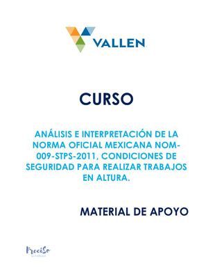 0 Material Apoyo Curso Nom 009 Stps 2011