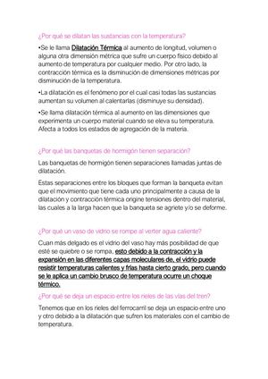 Por Que Ocurre La Dilatacion Termica