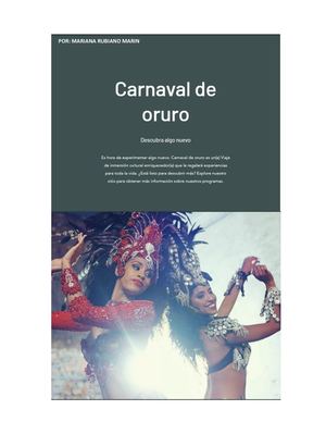 carnaval de oruro