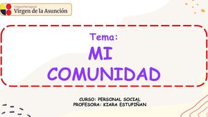 Clase 4 Mi Comunidad