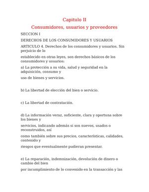 Ley de protección al consumidor
