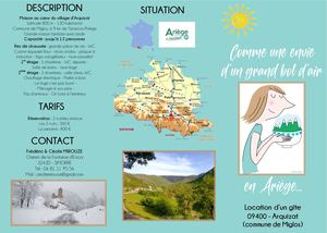 Gîte à Arquizat (Miglos)2