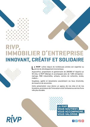 RIVP, IMMOBILIER D’ENTREPRISE
