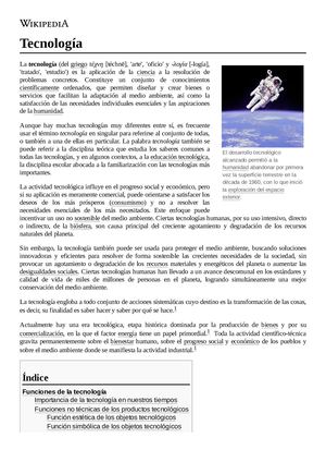 Tecnología