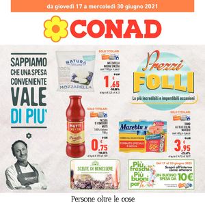 Volantino Conad Sardegna Nord Ovest 17 Giugno 30 Giugno