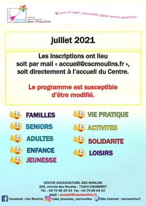 Plaquette Juillet 2021