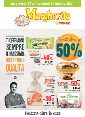 Volantino Conad Margherita Liguria Nord Ovest 17 Giugno 30 Giugno