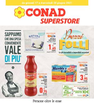 Volantino Conad Superstore Emilia Nord Ovest 17 Giugno 30 Giugno