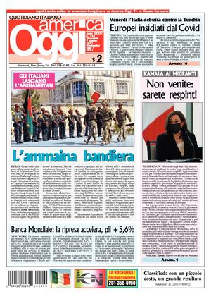 America Oggi 9 Giugno 2021