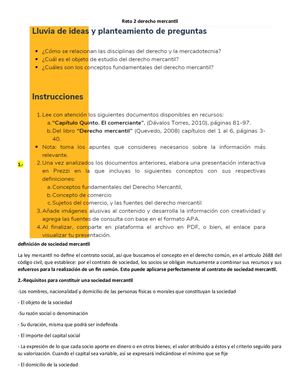 Derecho Mercantil