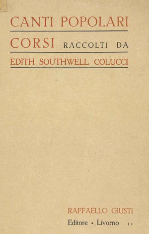 Southwell Colucci Canti Popolari Corsi