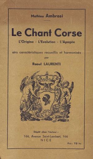 Ambrosi Mathieu, Le Chant Corse