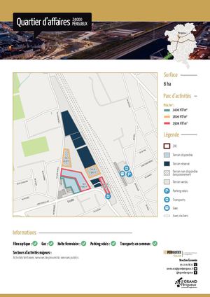 Quartier d'affaires Agglomeration Grand - Perigueux