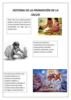 Historia De La Promoción De La Salud