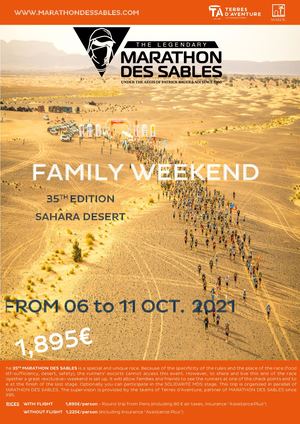MARATHON DES SABLES  2021 Weekend Famille Uk